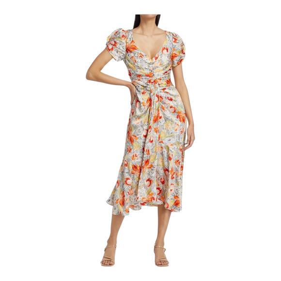 Cinq A Sept dress Linework floral walker size 0 - Picture 1 of 7
